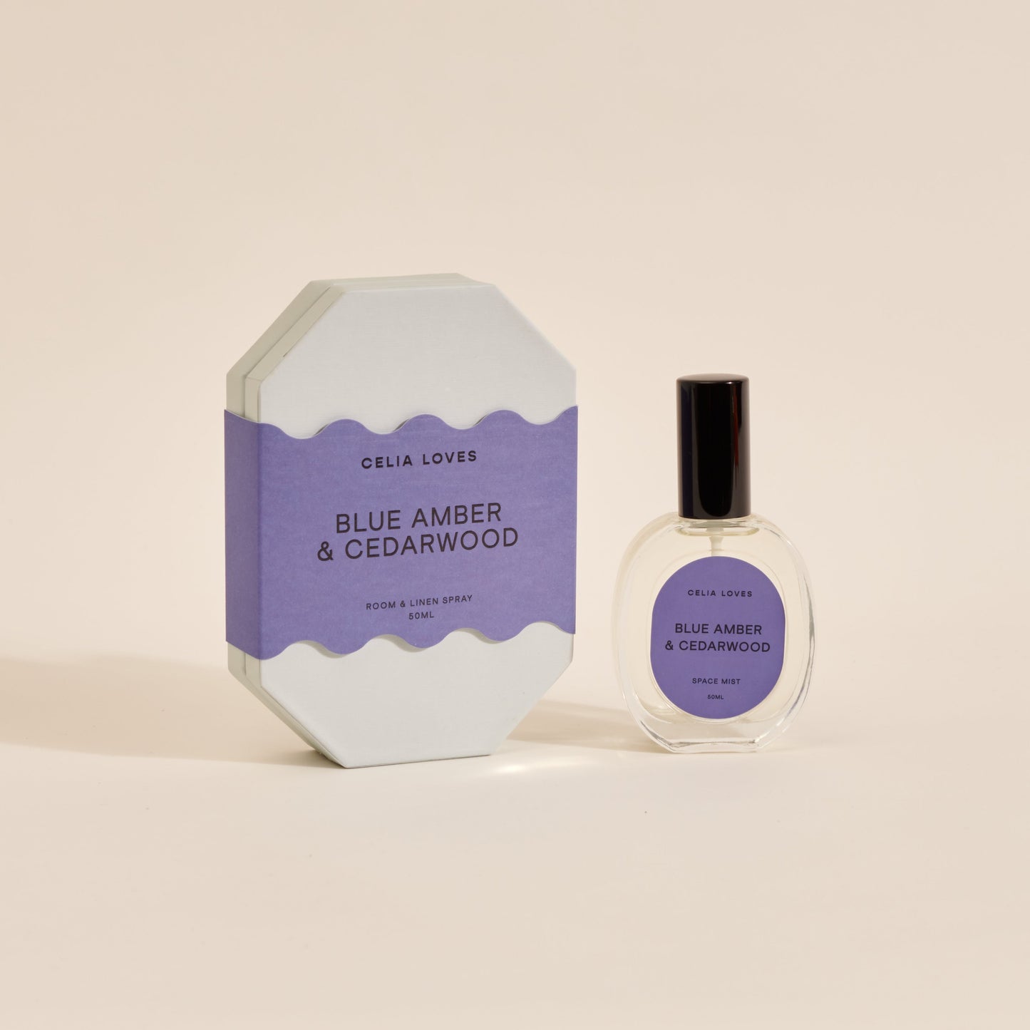 Blue Amber & Cedarwood - Room & Linen Spray 50ml