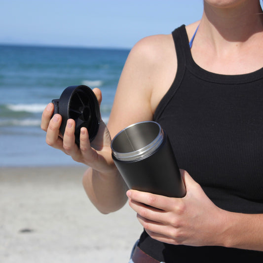 Stainless Steel Protein Shaker - Double-Wall Insulation