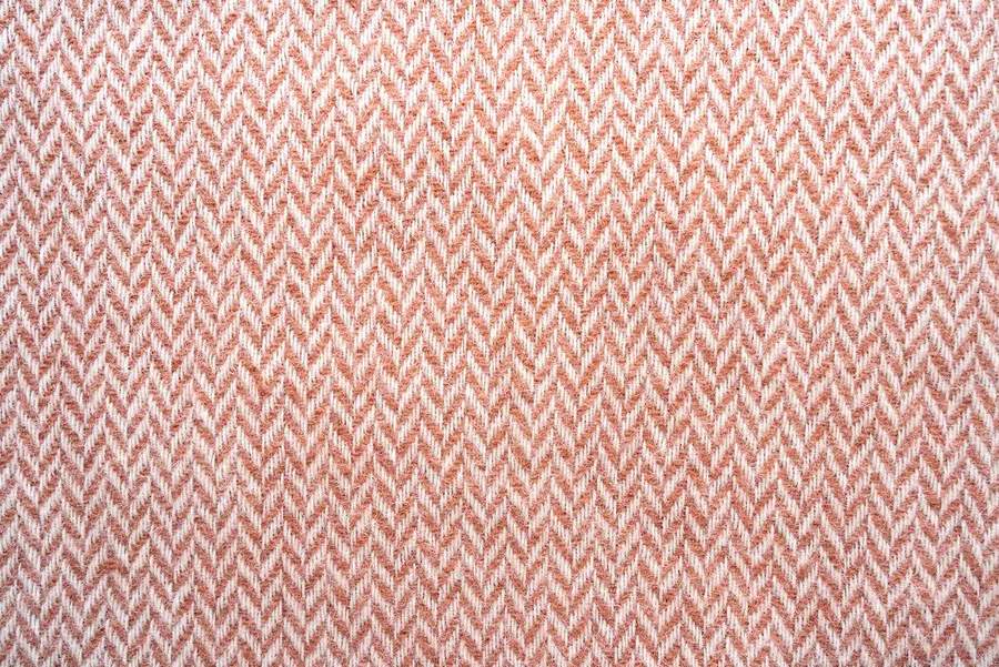 Pink 100% Pure Lambs Wool Throw