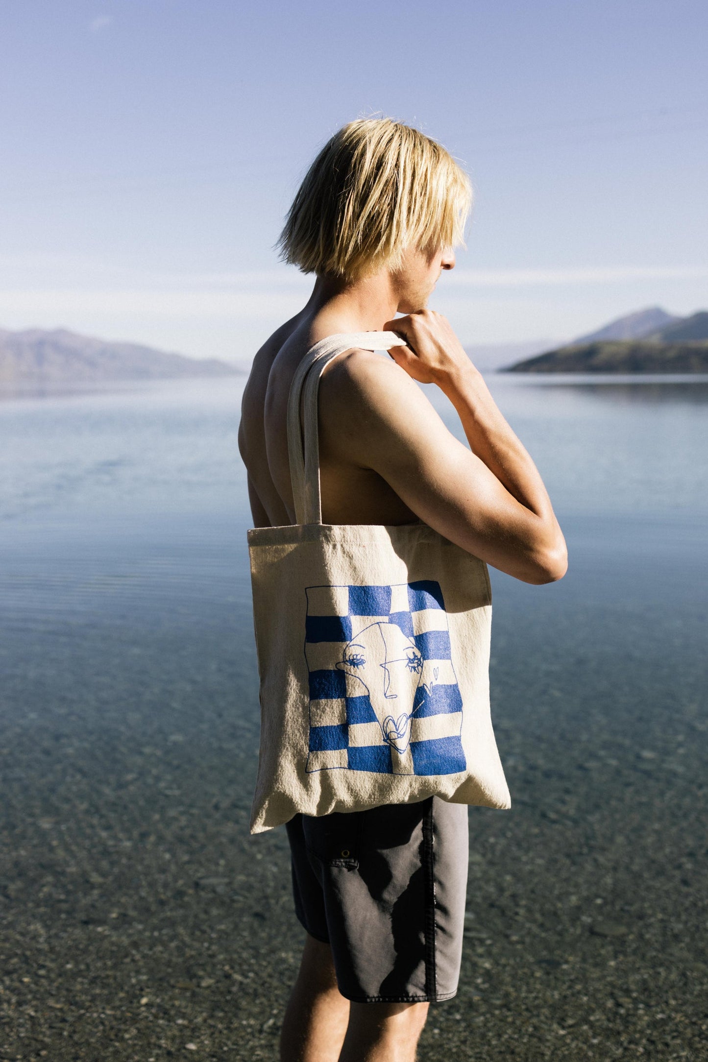 Hemp Tote Bag - Love Buzz