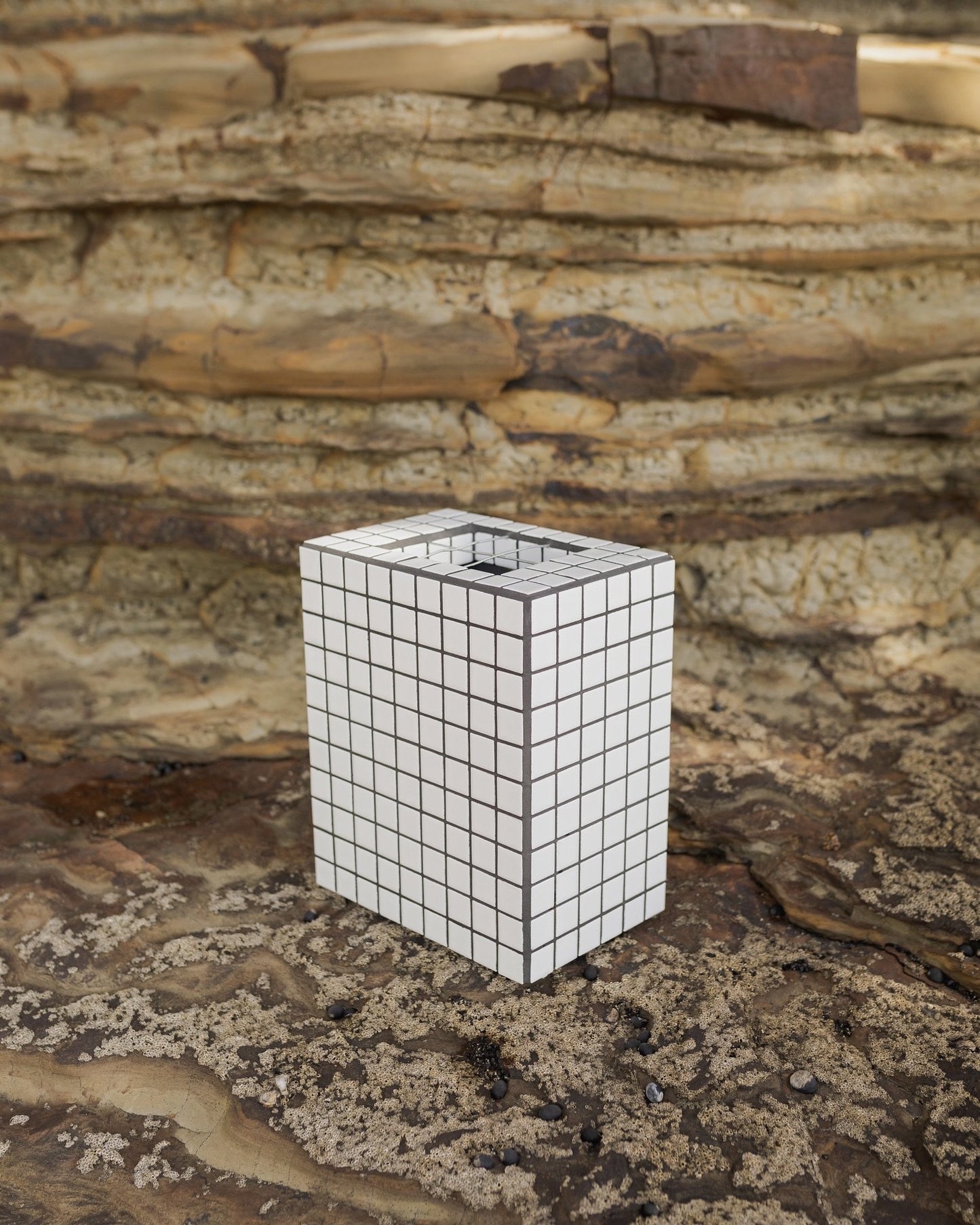 Tiled Flower Vase