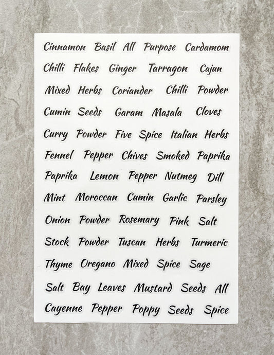 Herb & Spice Labels (67 Labels)