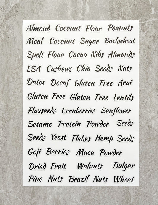 Pantry Labels - Whole Foods (53 Labels)