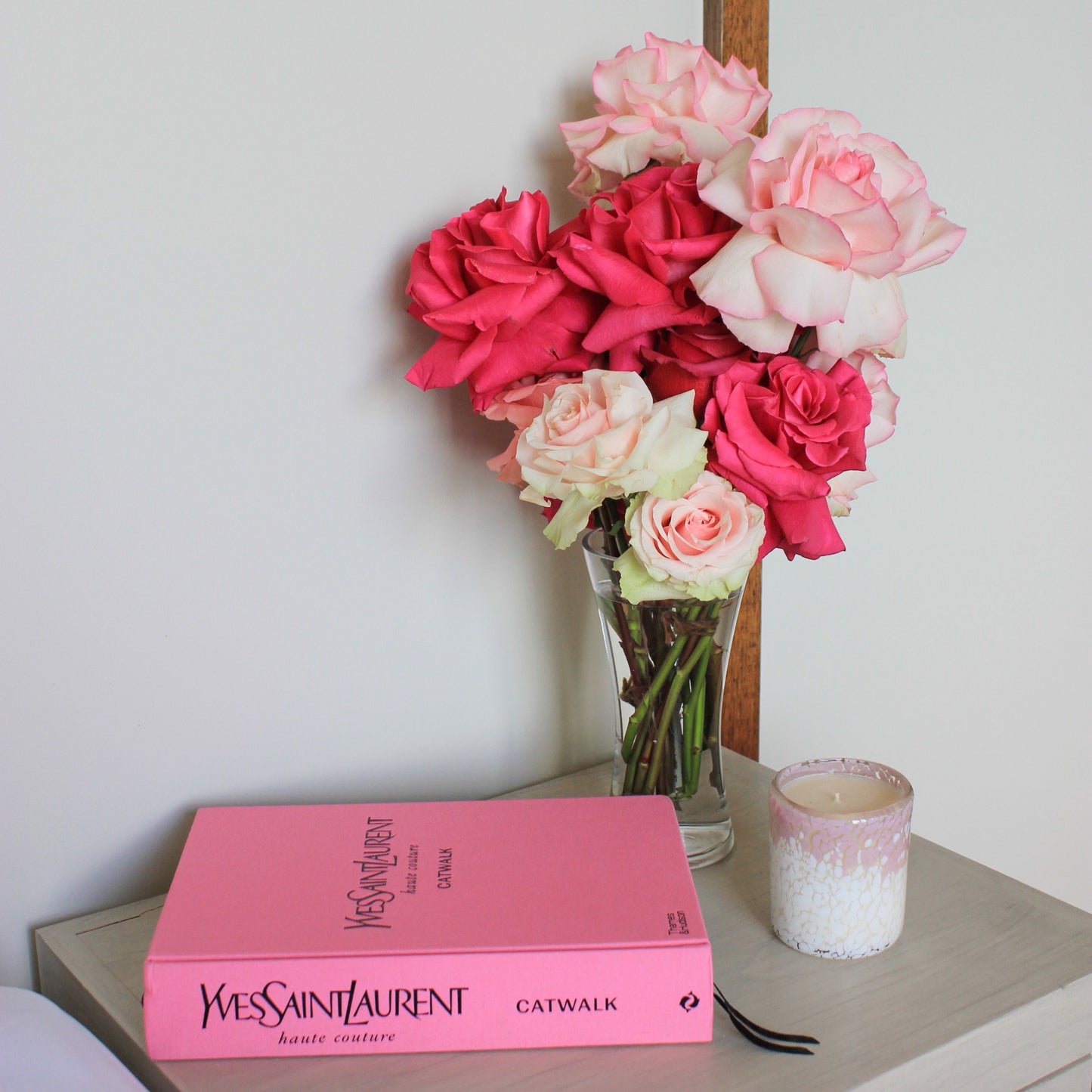 Flower Bomb Rose Candle - Small