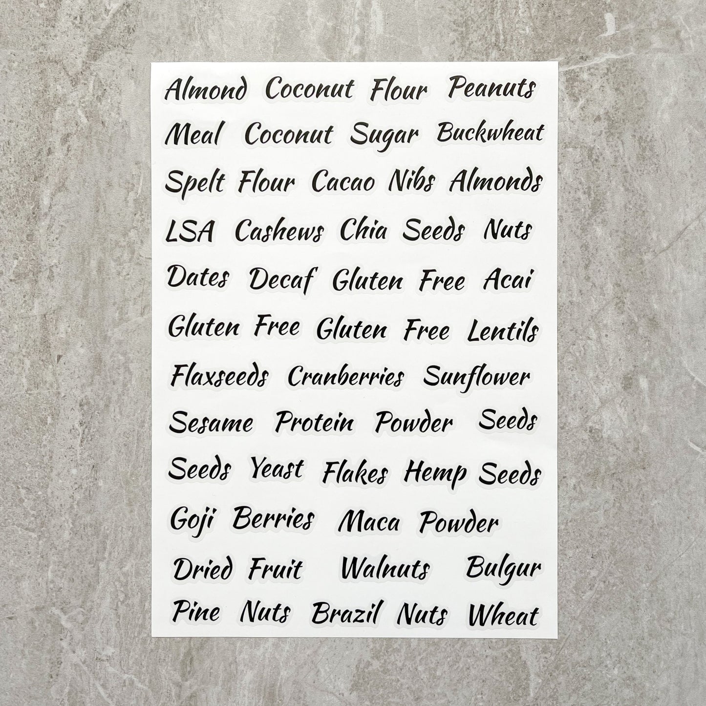 Pantry Labels - Whole Foods (53 Labels)
