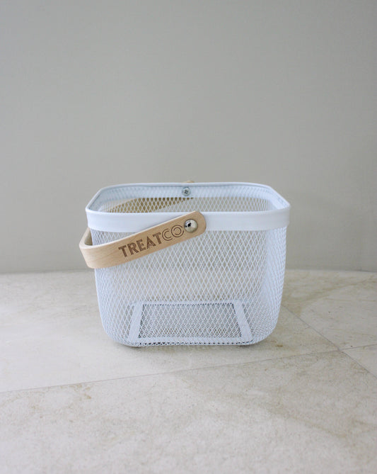 White Wire Basket