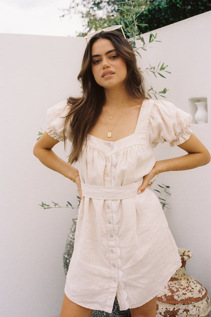 Kaleidoscope Dress - 100% Linen