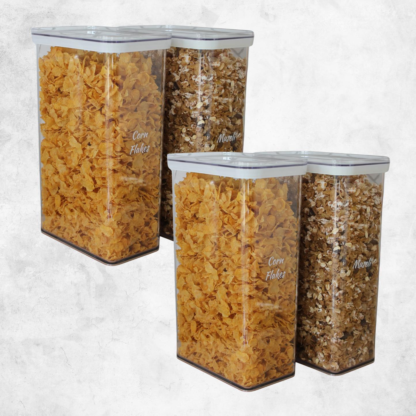 Airtight Pantry Container 3400ml (VALUE PACK)