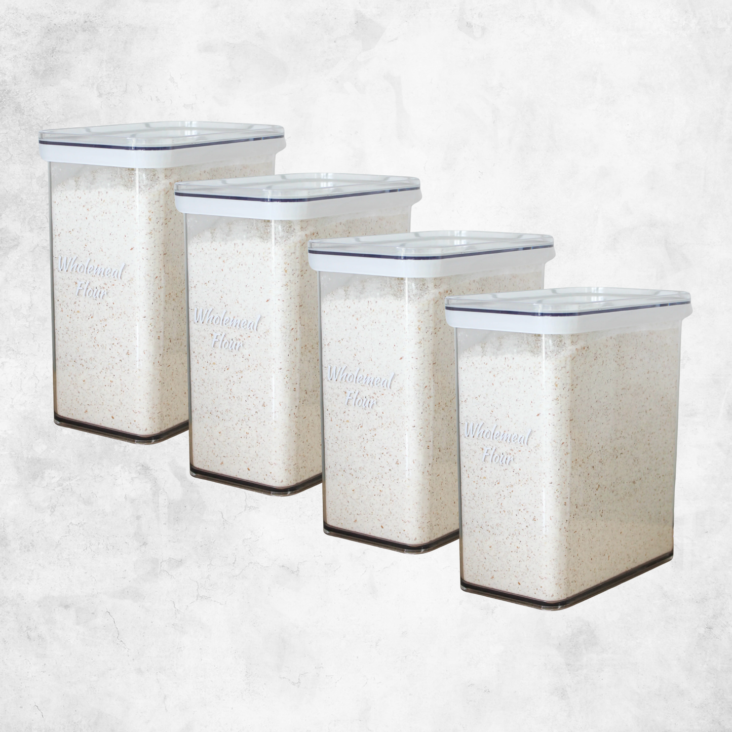 Airtight Pantry Container - 2400ml (VALUE PACK)