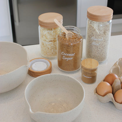 Handmade Ceramic Mixing Bowl Set