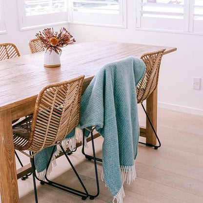 Sage 100% Pure Lambs Wool Throw
