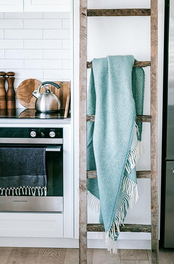 Sage 100% Pure Lambs Wool Throw