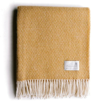 Sand 100% Pure Lamb Wool Throw
