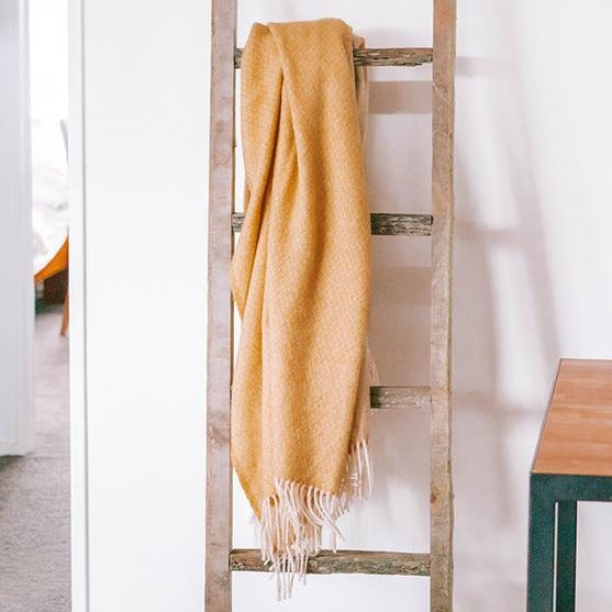 Sand 100% Pure Lamb Wool Throw