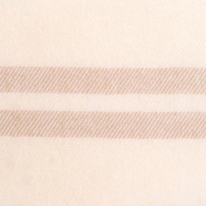 100% Pure Lambs Wool Beige Blanket