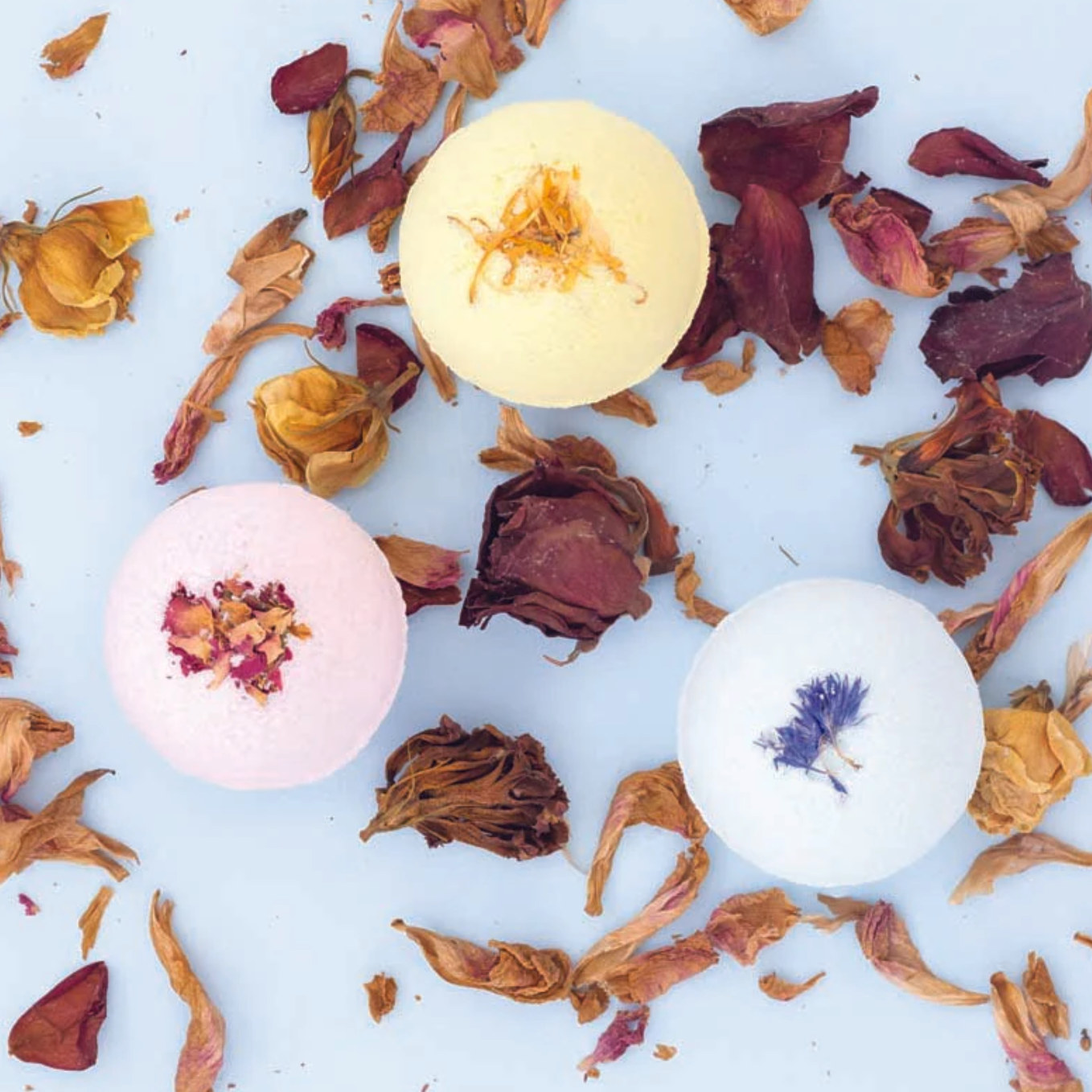 Bath Bomb with Hidden Crystal