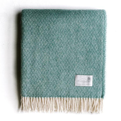 Sage 100% Pure Lambs Wool Throw