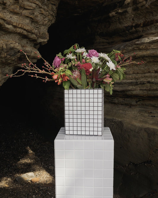 Tiled Flower Vase