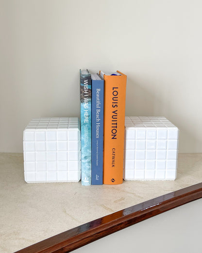 Tile Cube Book Ends