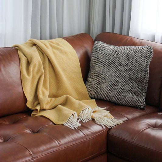 Sand 100% Pure Lamb Wool Throw