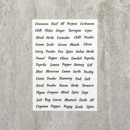 Herb & Spice Labels (67 Labels)