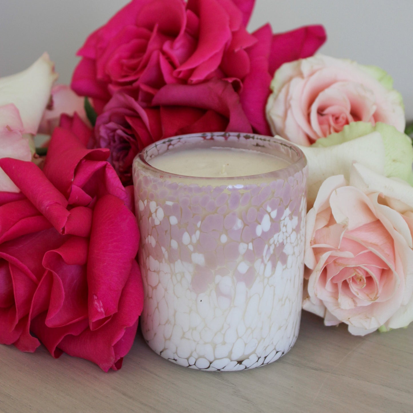 Flower Bomb Rose Candle - Small